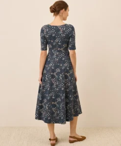 Women Pact Organic Fit & Flare Signature Scoop Dress