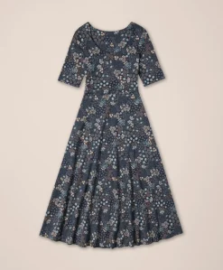 Women Pact Organic Fit & Flare Signature Scoop Dress