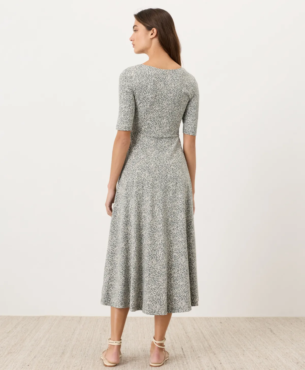 Women Pact Organic Fit & Flare Signature Scoop Dress