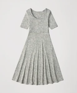 Women Pact Organic Fit & Flare Signature Scoop Dress