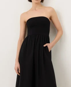 Women Pact Organic Fit & Flare Strapless Dress
