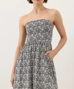 Women Pact Organic Fit & Flare Strapless Dress