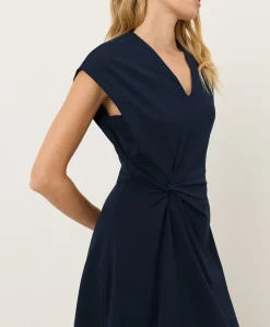 Women Pact Organic Fit & Flare V-Neck Twist Dress