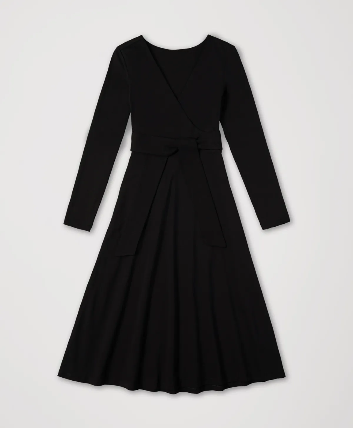 Women Pact Organic Fit & Flare Wrap Dress