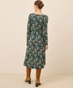 Women Pact Organic Fit & Flare Wrap Dress