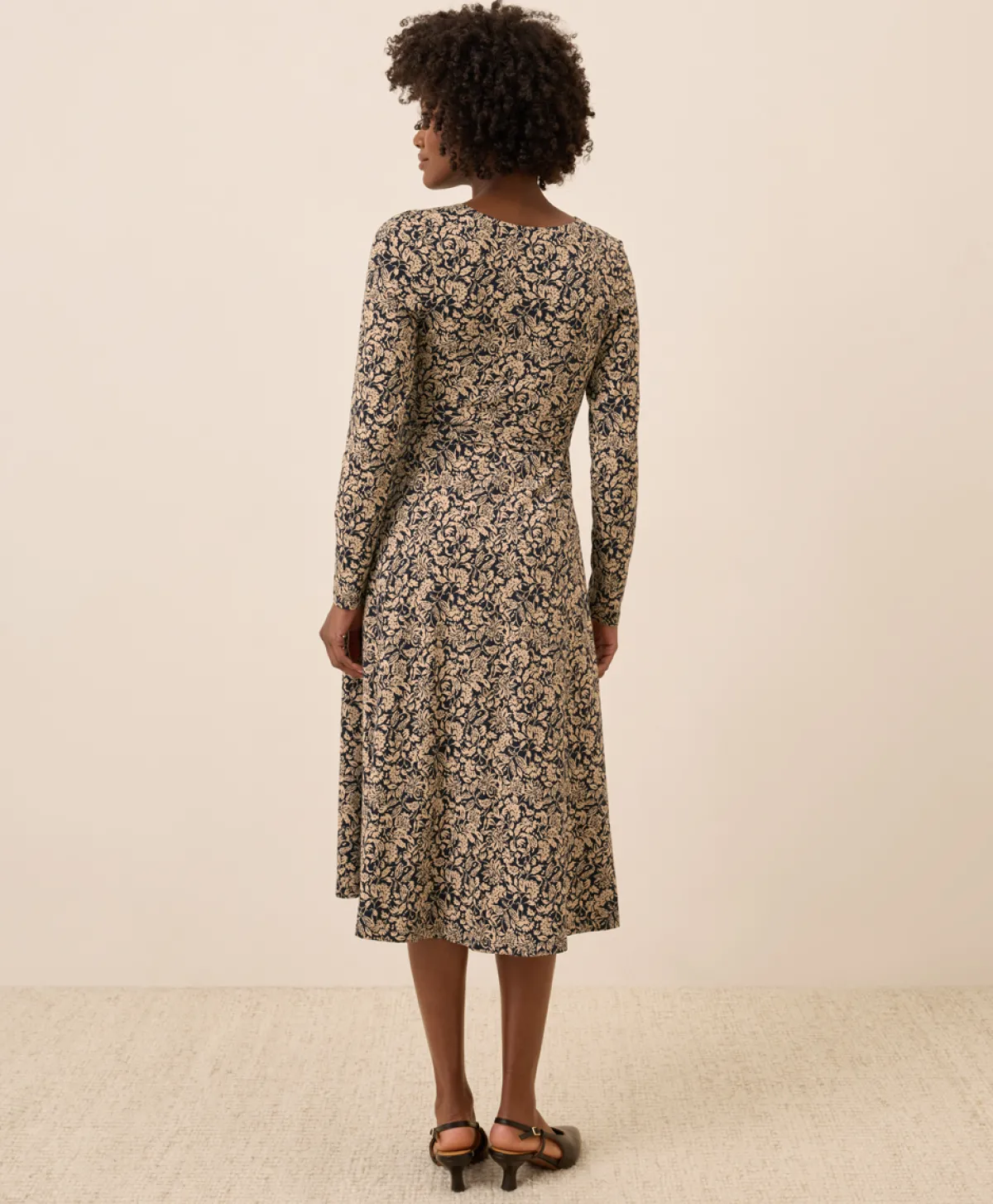 Women Pact Organic Fit & Flare Wrap Dress