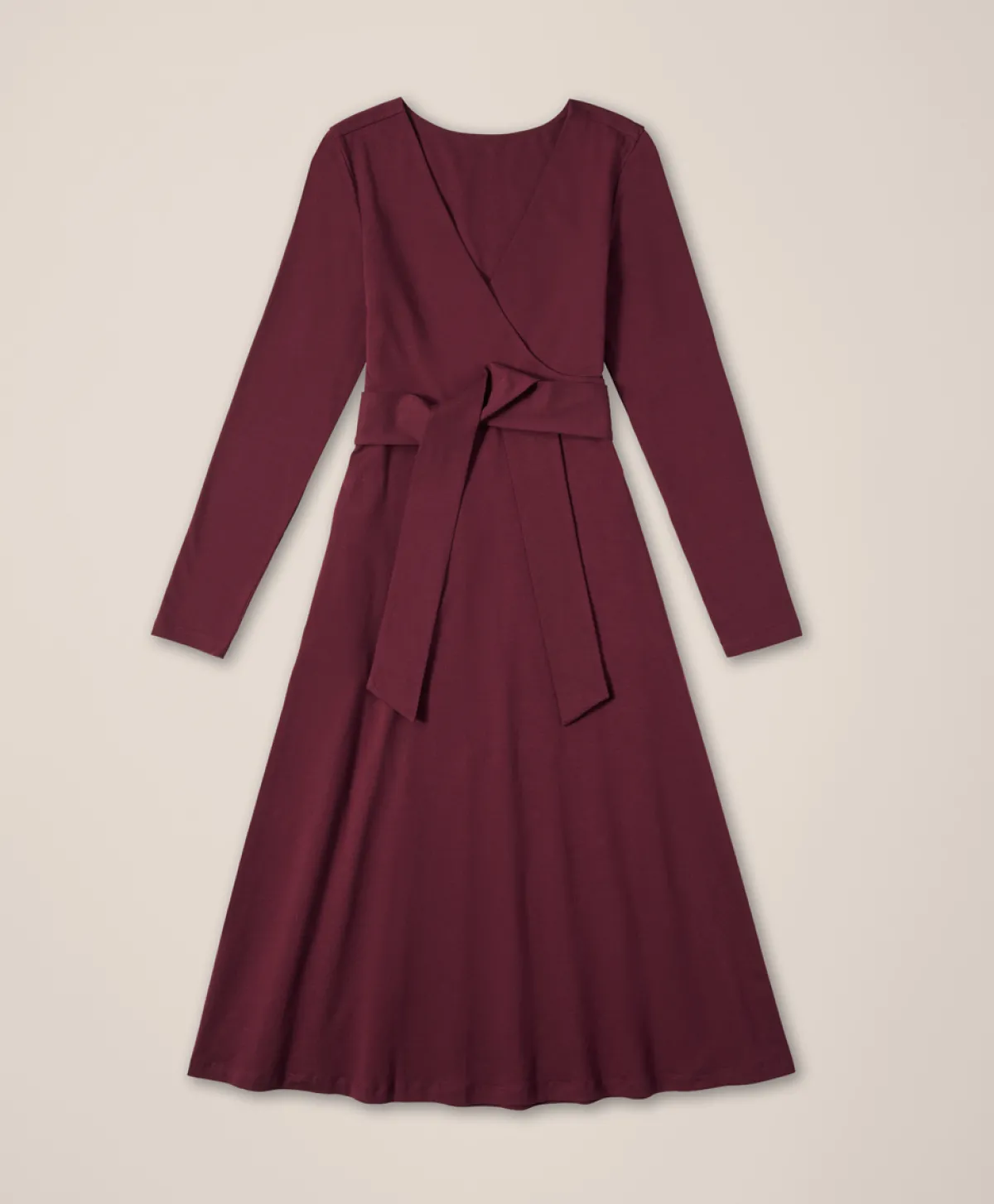 Women Pact Organic Fit & Flare Wrap Dress
