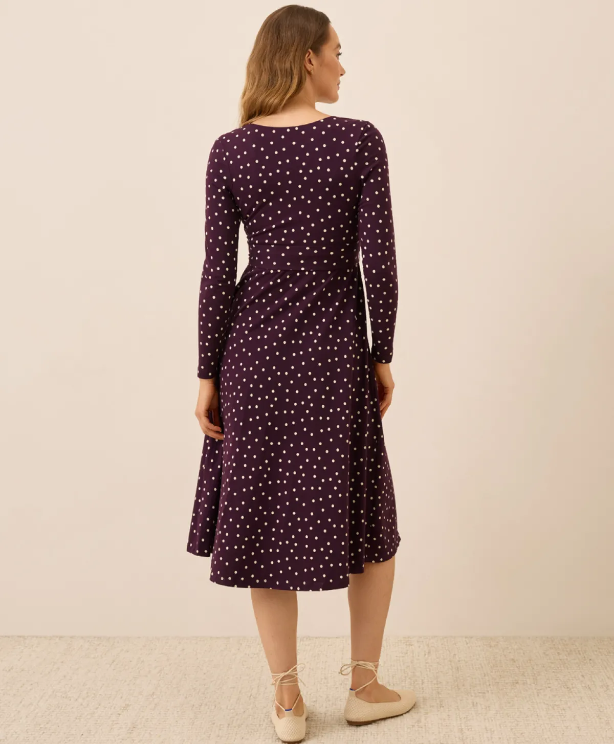 Women Pact Organic Fit & Flare Wrap Dress
