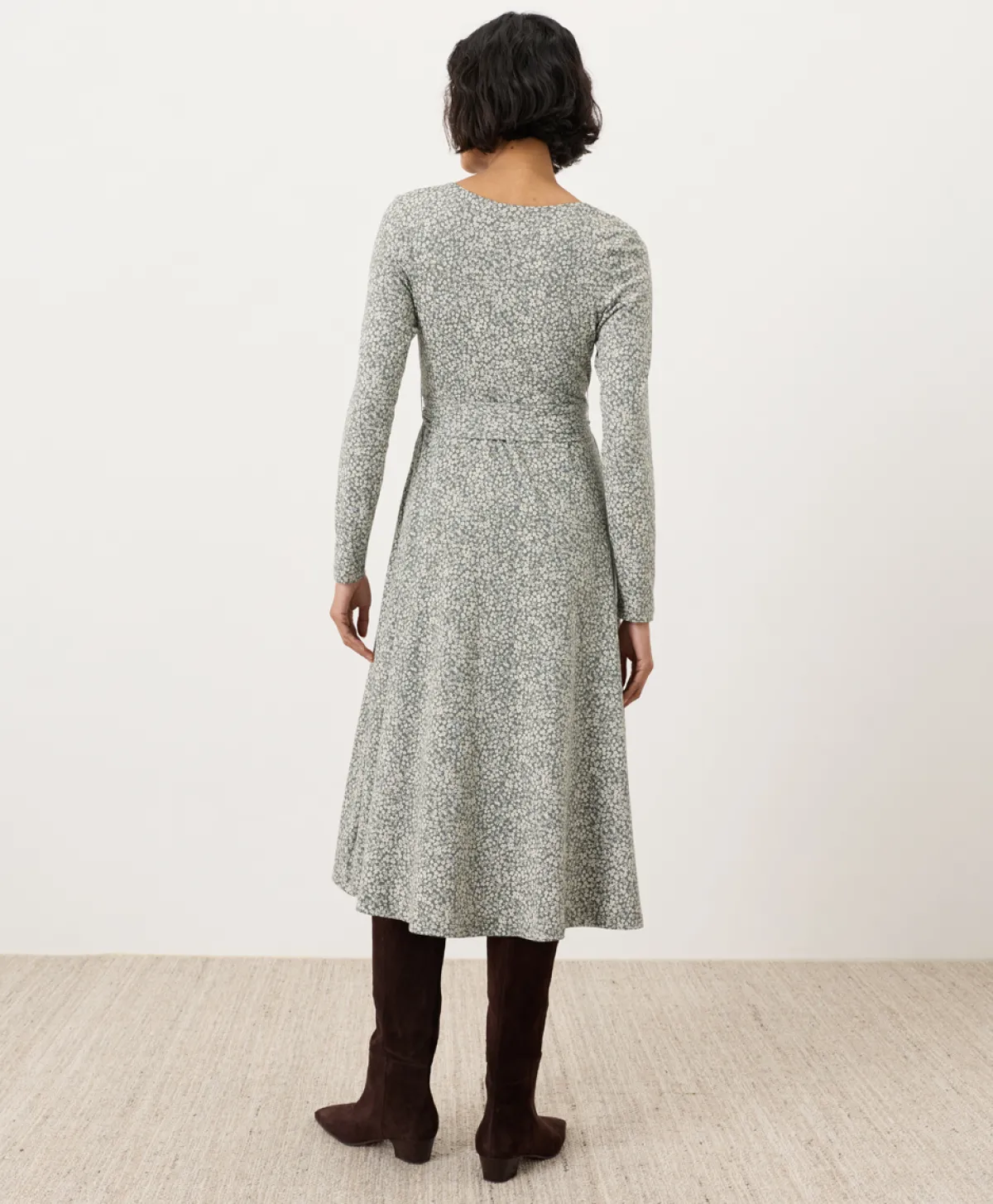 Women Pact Organic Fit & Flare Wrap Dress