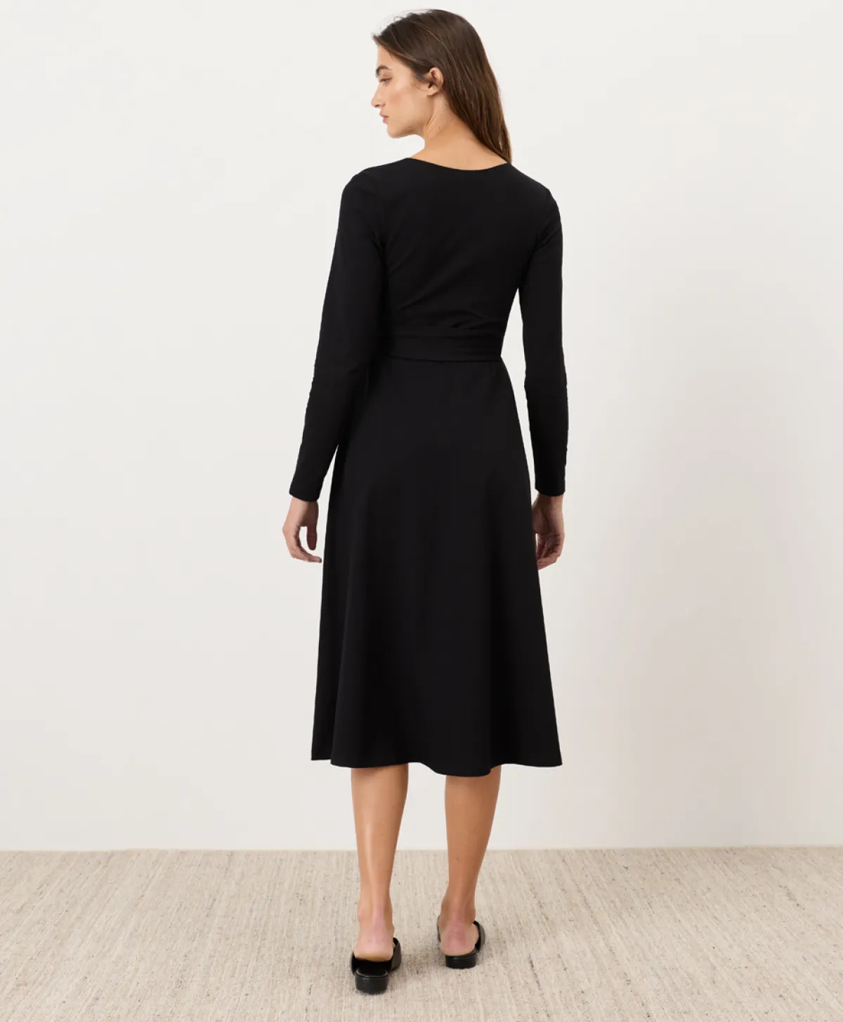 Women Pact Organic Fit & Flare Wrap Dress