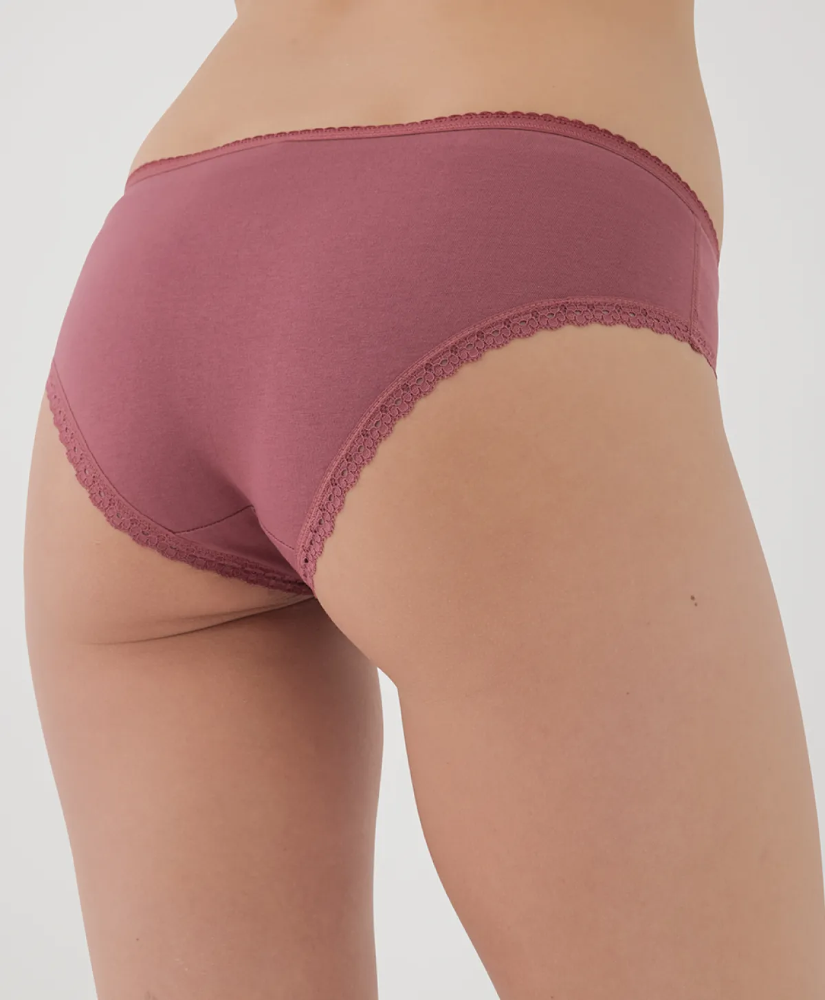 Women Pact Organic Lace Cheeky Hipster