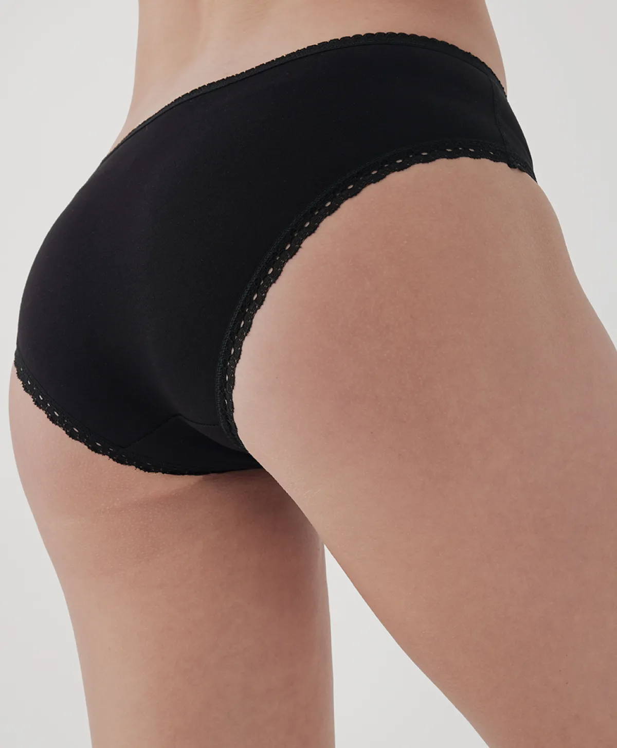 Women Pact Organic Lace Cheeky Hipster