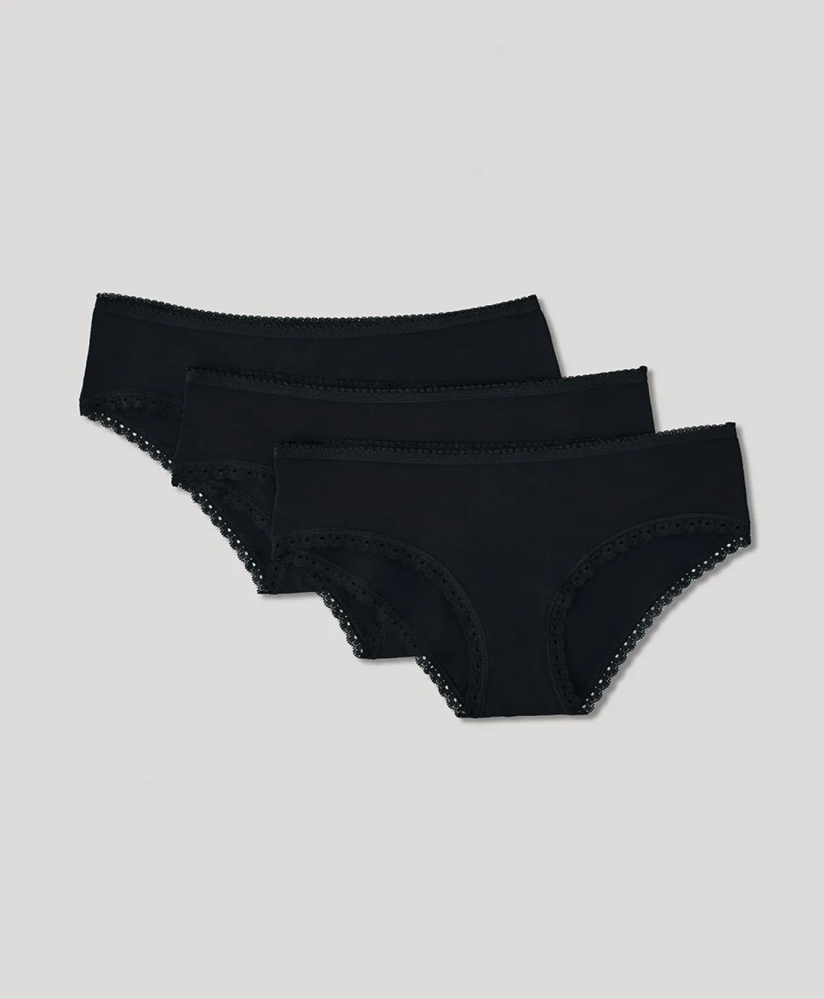 Women Pact Organic Lace Cheeky Hipster 3-Pack