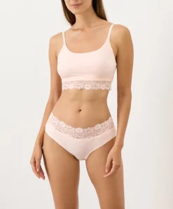 Women Pact Organic Lace Modern Scoop Bralette