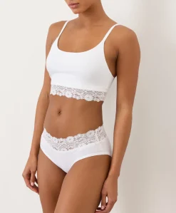 Women Pact Organic Lace Modern Scoop Bralette
