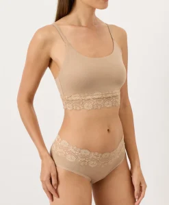 Women Pact Organic Lace Modern Scoop Bralette 3-Pack