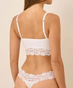 Women Pact Organic Lace Waist Thong 3-Pack
