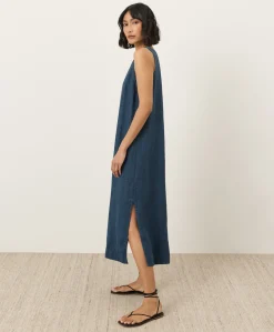 Women Pact Organic Linen Easy Tank Dress