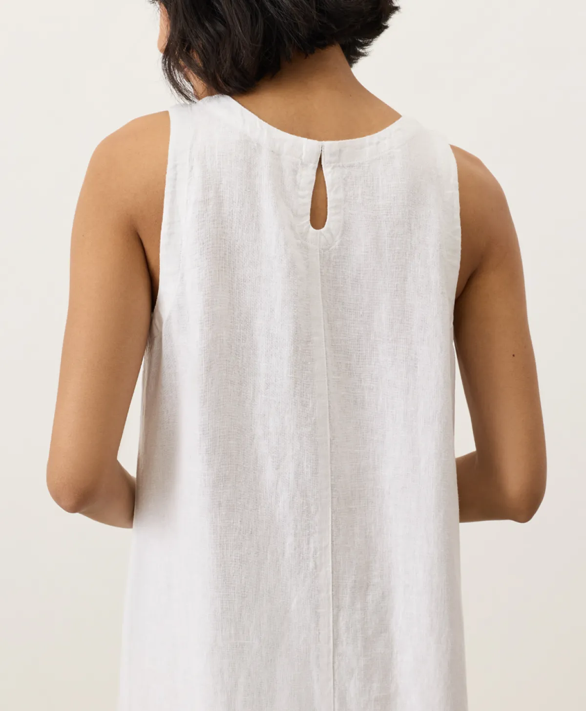 Women Pact Organic Linen Easy Tank Dress
