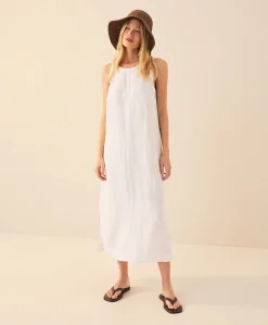 Women Pact Organic Linen Easy Tank Dress