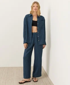 Women Pact Organic Linen Easy Trouser Pant