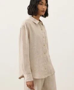 Women Pact Organic Linen Relaxed Shirt