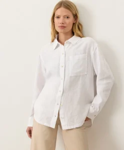 Women Pact Organic Linen Relaxed Shirt