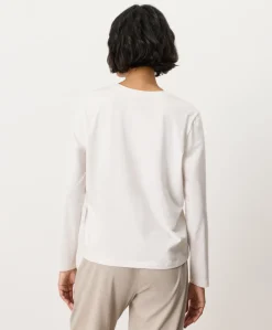 Women Pact Organic Luxe Essential Crewneck Long Sleeve Tee
