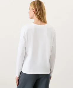 Women Pact Organic Luxe Essential Crewneck Long Sleeve Tee