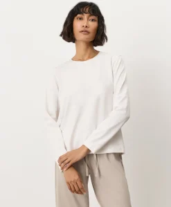 Women Pact Organic Luxe Essential Crewneck Long Sleeve Tee