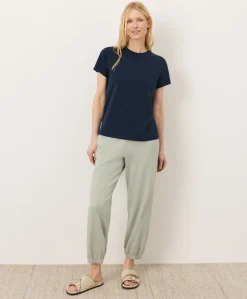 Women Pact Organic Luxe Essential Crewneck Tee