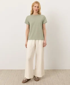 Women Pact Organic Luxe Essential Crewneck Tee