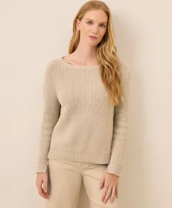 Women Pact Organic Luxe Knit Boatneck Sweater