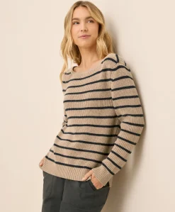Women Pact Organic Luxe Knit Boatneck Sweater