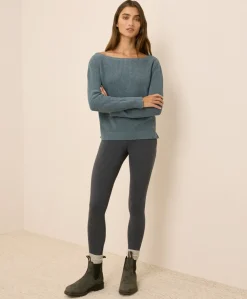Women Pact Organic Luxe Knit Boatneck Sweater