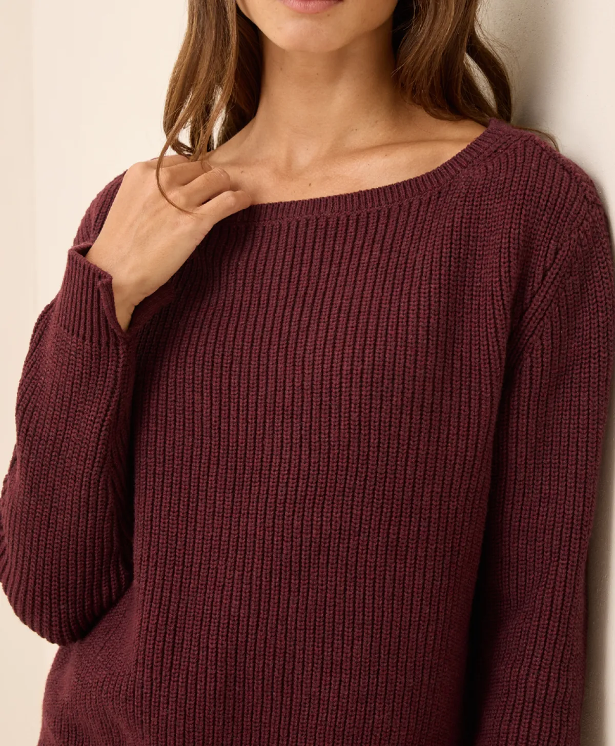 Women Pact Organic Luxe Knit Boatneck Sweater
