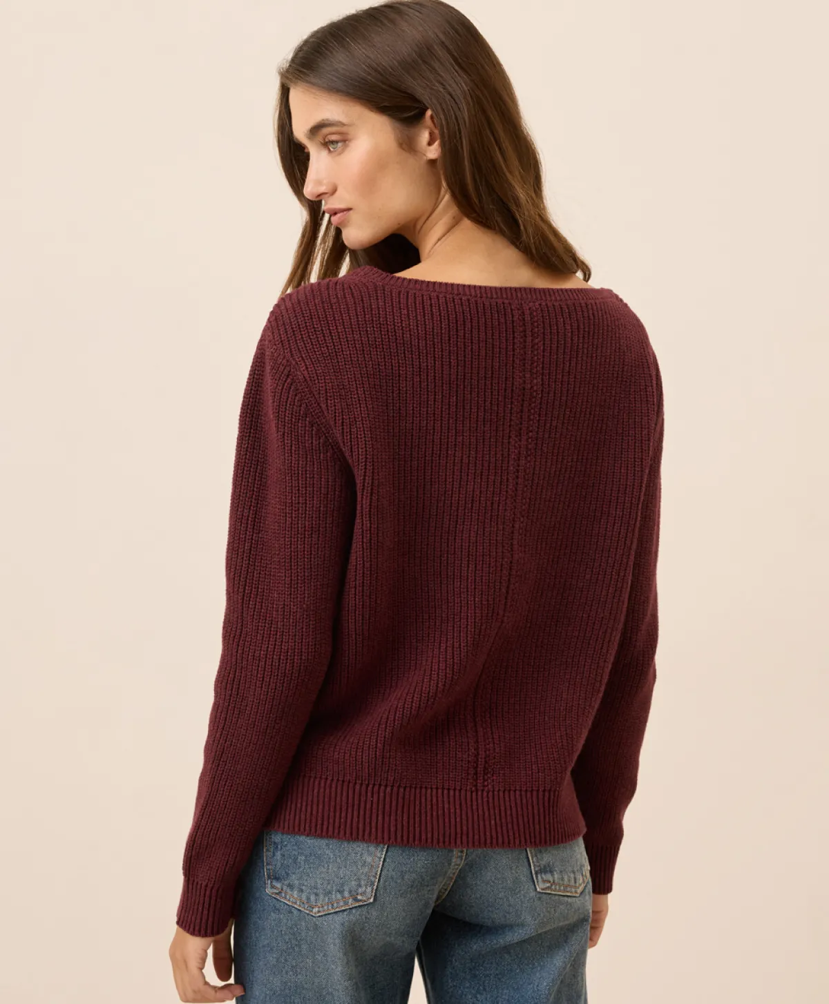 Women Pact Organic Luxe Knit Boatneck Sweater