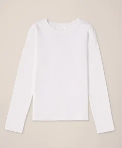 Women Pact Organic Luxe Stretch Jersey Slim Long Sleeve Tee