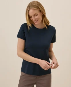 Women Pact Organic Luxe Stretch Jersey Slim Tee
