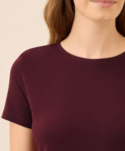 Women Pact Organic Luxe Stretch Jersey Slim Tee