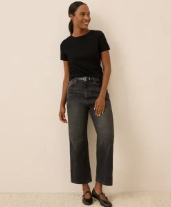 Women Pact Organic Luxe Stretch Jersey Slim Tee