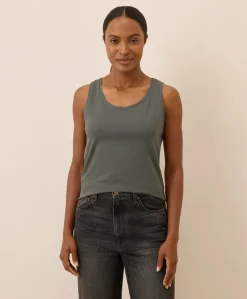 Women Pact Organic Luxe Stretch Jersey Tank