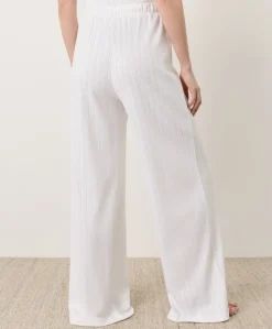 Women Pact Organic Pointelle Wide Leg Pant