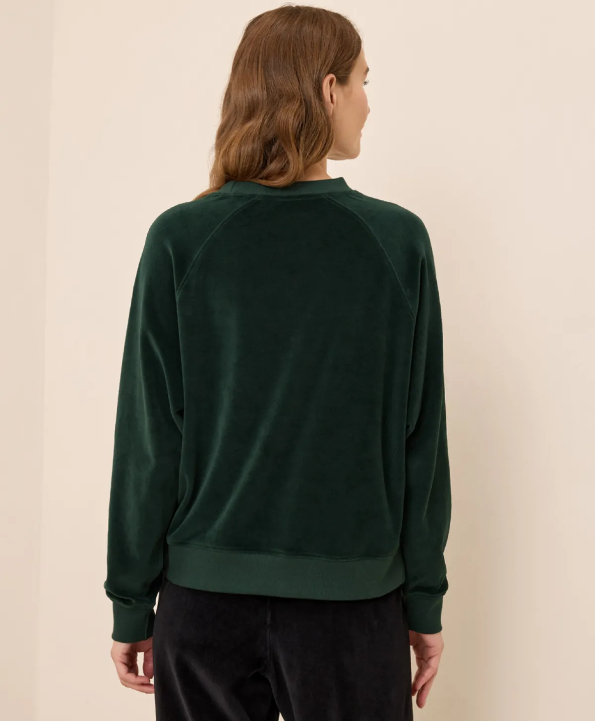 Women Pact Organic Pure Velour Crew Sweatshirt