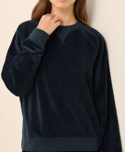 Women Pact Organic Pure Velour Crew Sweatshirt