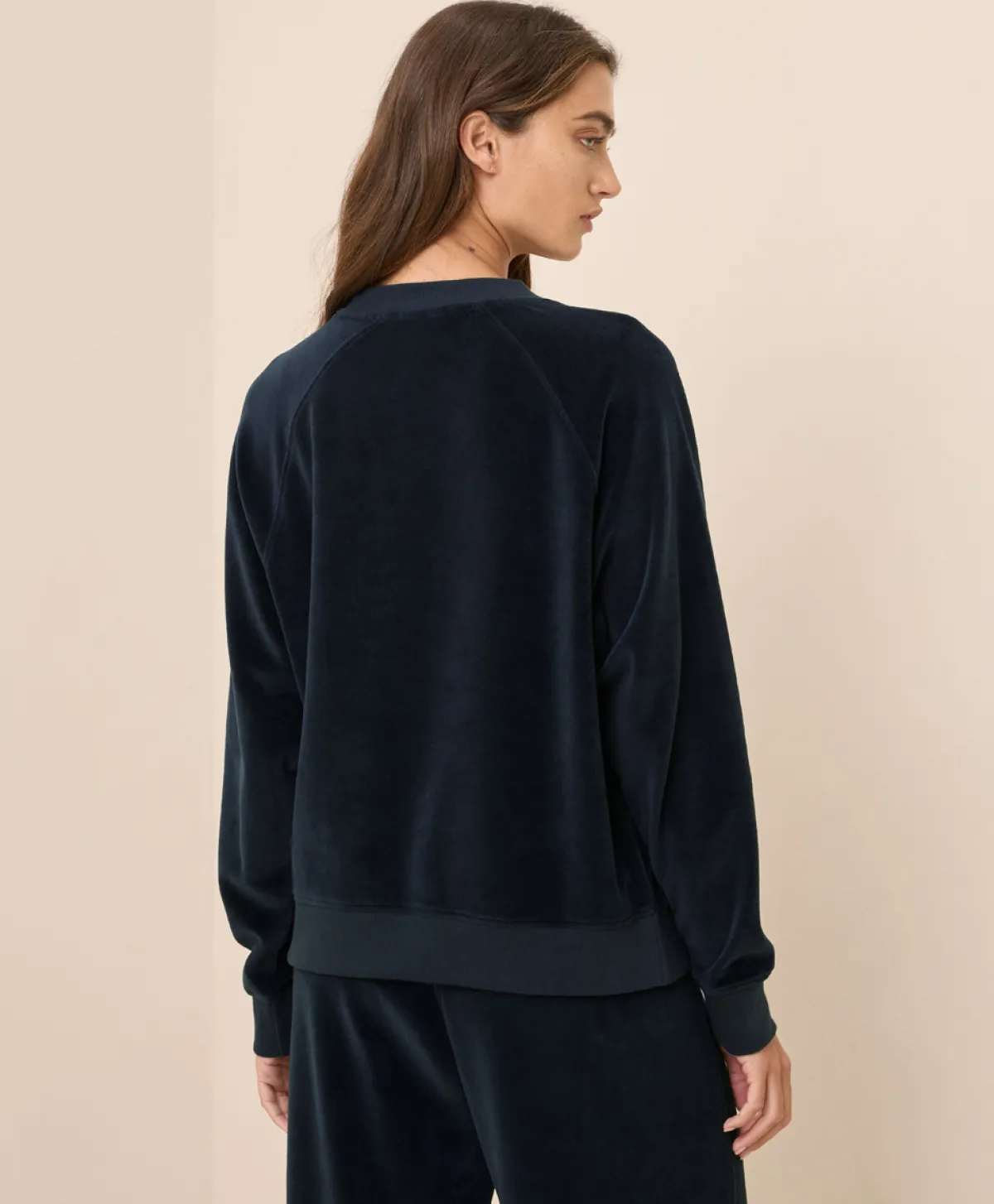 Women Pact Organic Pure Velour Crew Sweatshirt