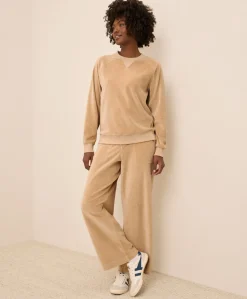Women Pact Organic Pure Velour Crew Sweatshirt