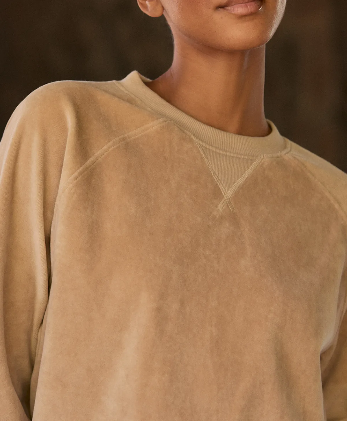 Women Pact Organic Pure Velour Crew Sweatshirt