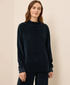 Women Pact Organic Pure Velour Mock Tunic