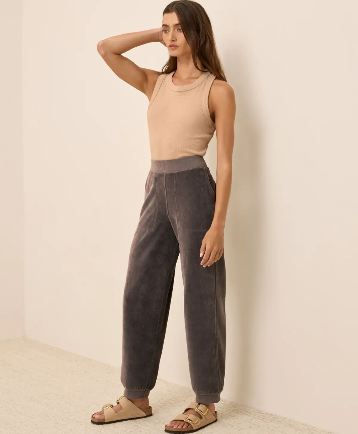 Women Pact Organic Pure Velour Relaxed Sweatpant